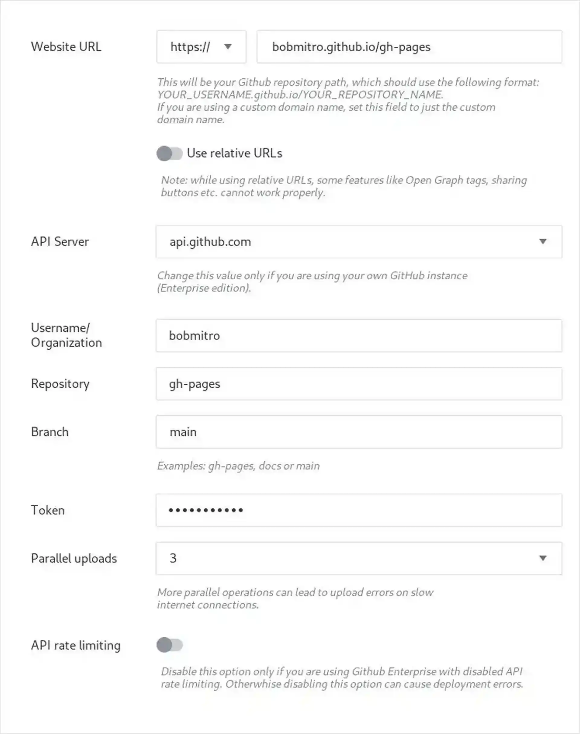 GitHub页面配置