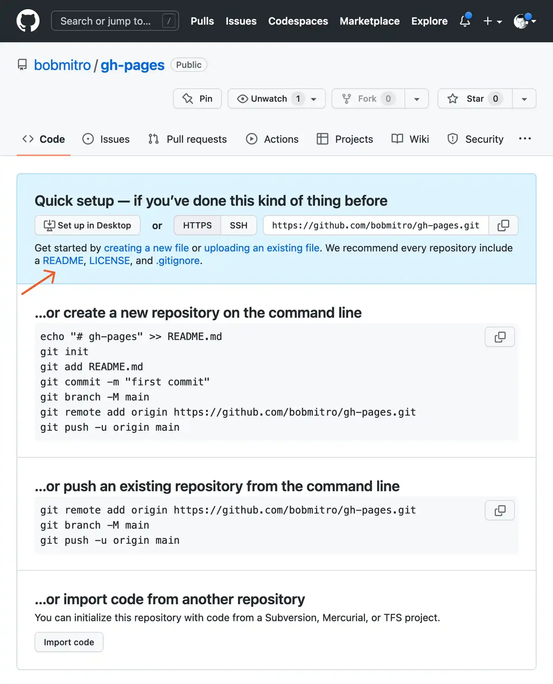 Github页面快速设置